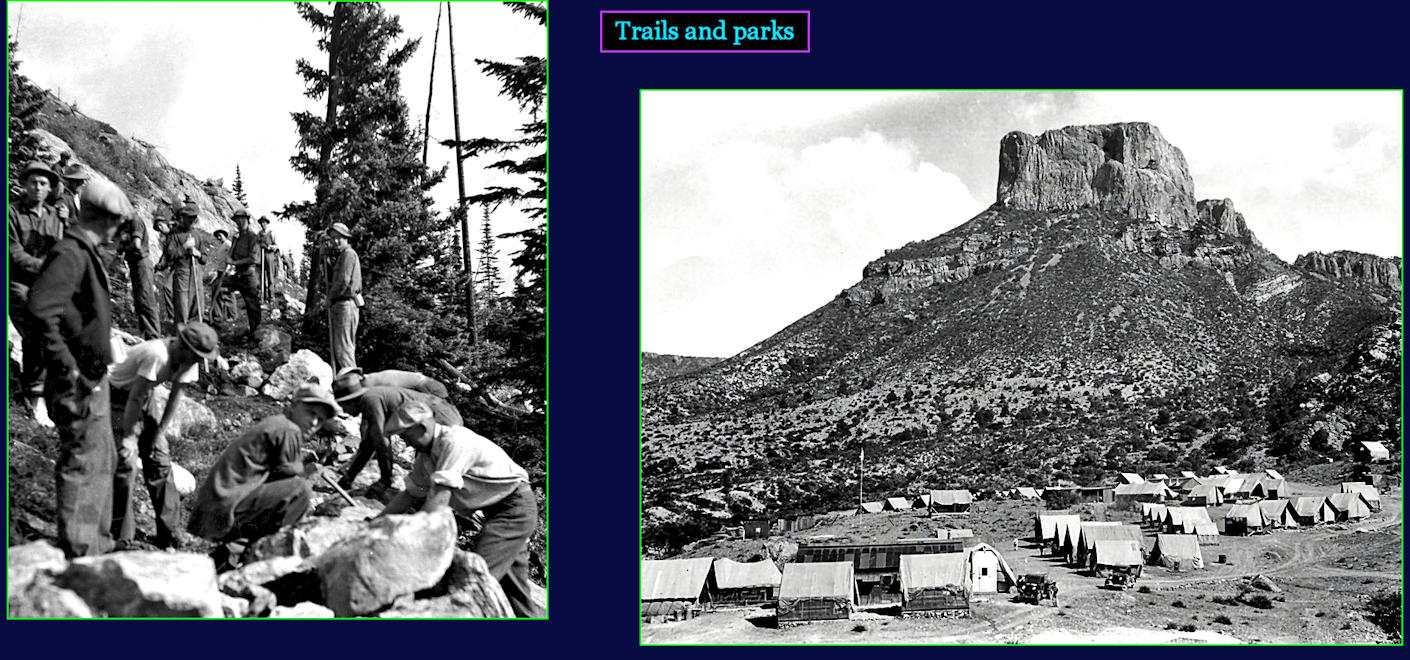 CCC and parks, 1930s